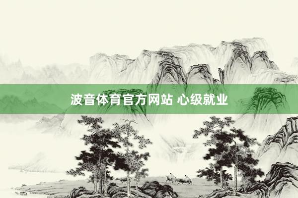波音体育官方网站 心级就业