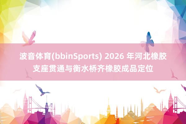 波音体育(bbinSports) 2026 年河北橡胶支座贯通与衡水桥齐橡胶成品定位